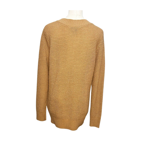 Forever 21 Camel Tan 5 Button Oversized Cardigan w Pockets Small - Picture 4 of 7